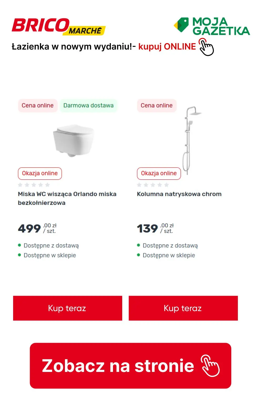 gazetka promocyjna BRICOMARCHE Łazienka w nowym wydaniu! - Strona 9