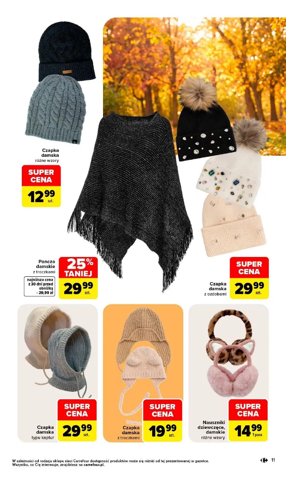 gazetka promocyjna Carrefour W sumie na jesienne klimaty - Strona 11