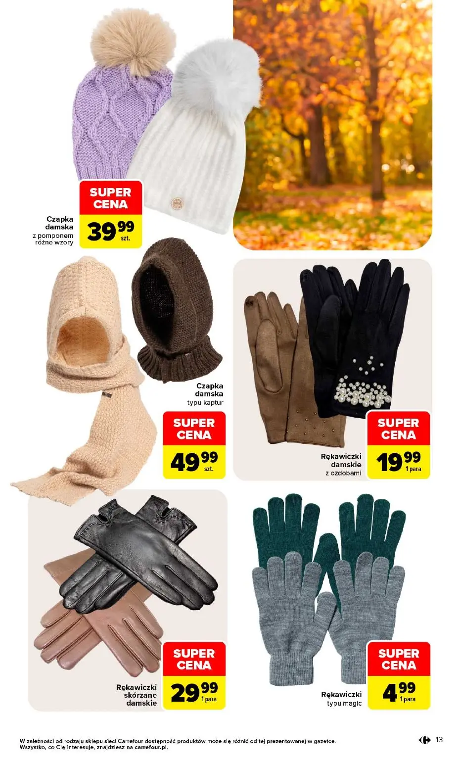 gazetka promocyjna Carrefour W sumie na jesienne klimaty - Strona 13