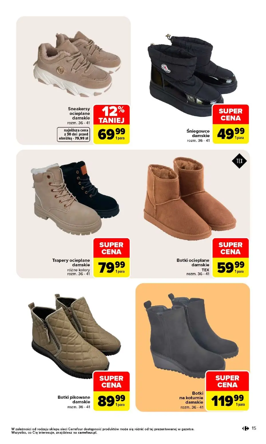 gazetka promocyjna Carrefour W sumie na jesienne klimaty - Strona 15