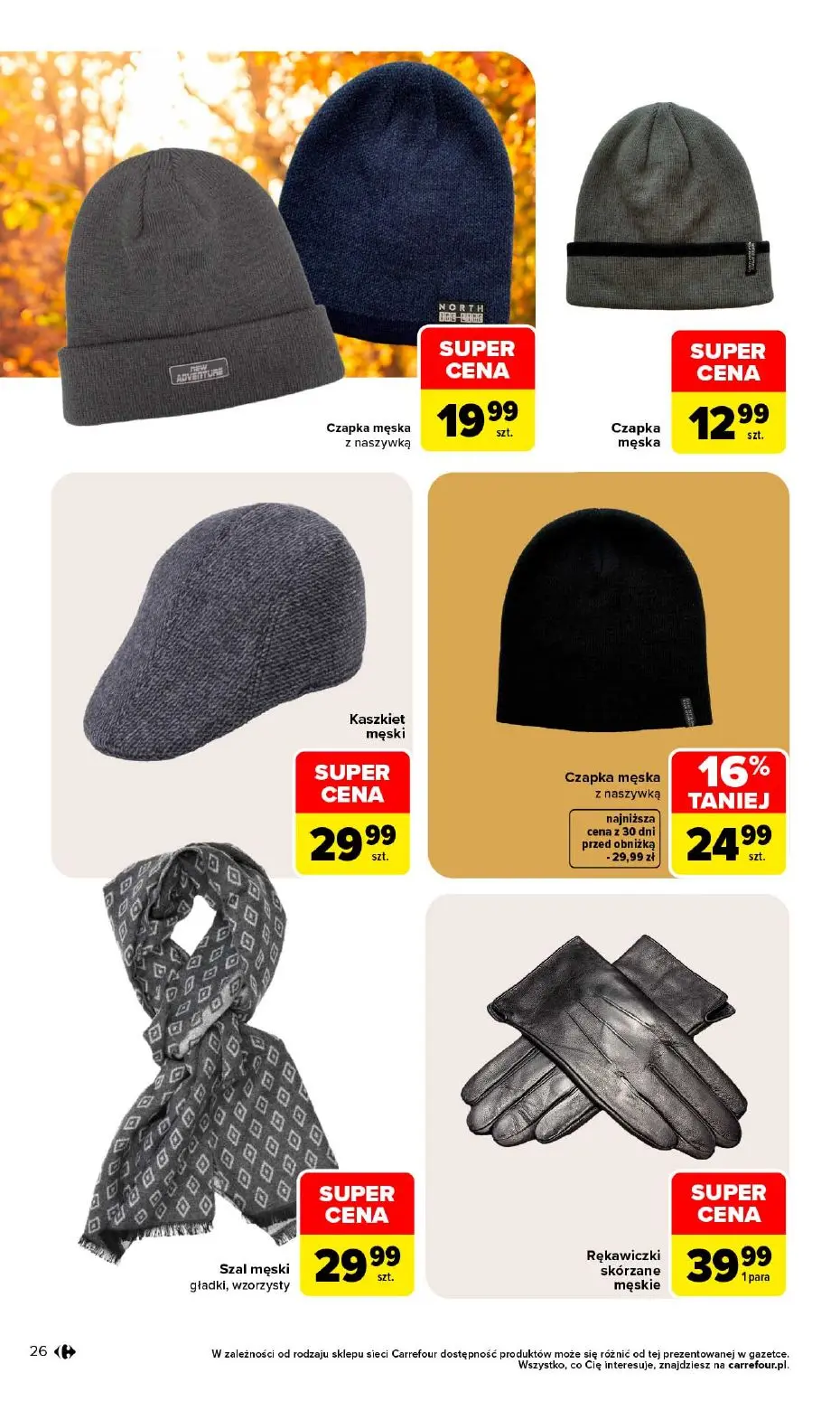 gazetka promocyjna Carrefour W sumie na jesienne klimaty - Strona 26