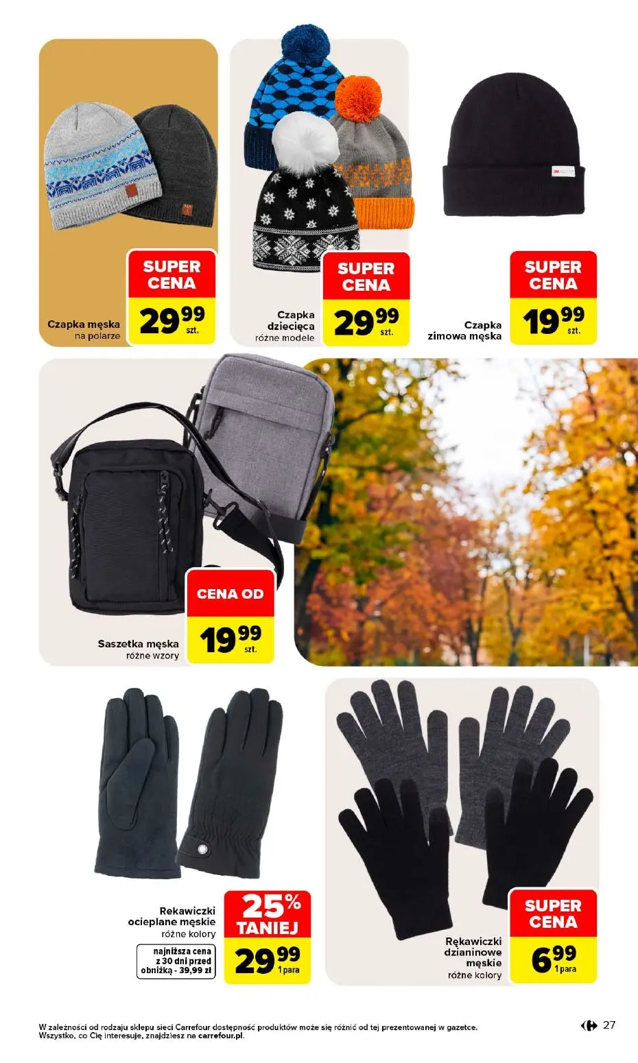 gazetka promocyjna Carrefour W sumie na jesienne klimaty - Strona 27