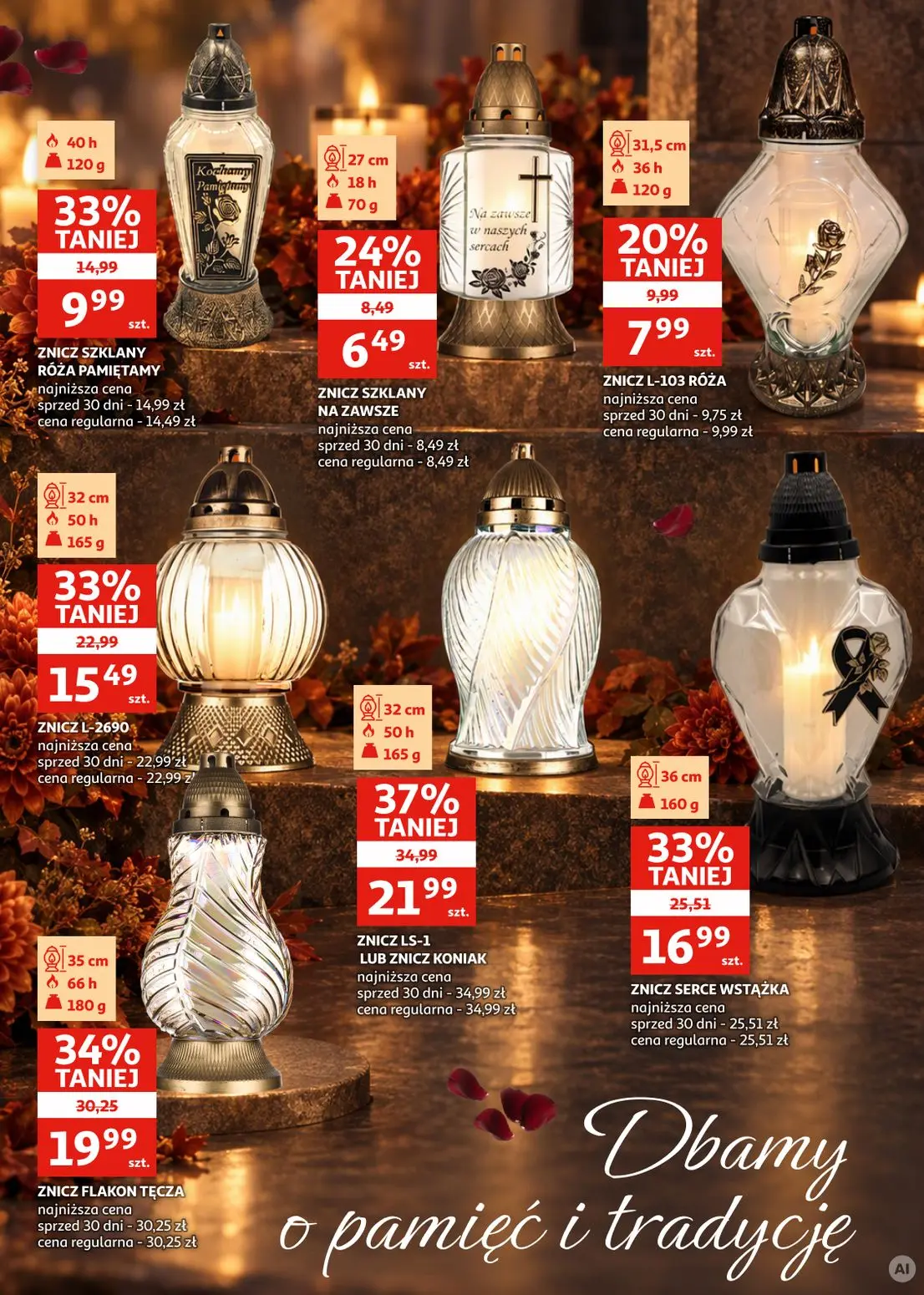 gazetka promocyjna Auchan Zielona Góra - katalog zniczy - Strona 4