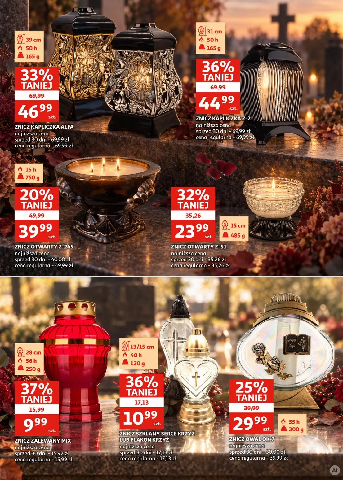 gazetka promocyjna Auchan Zielona Góra - katalog zniczy - Strona 5