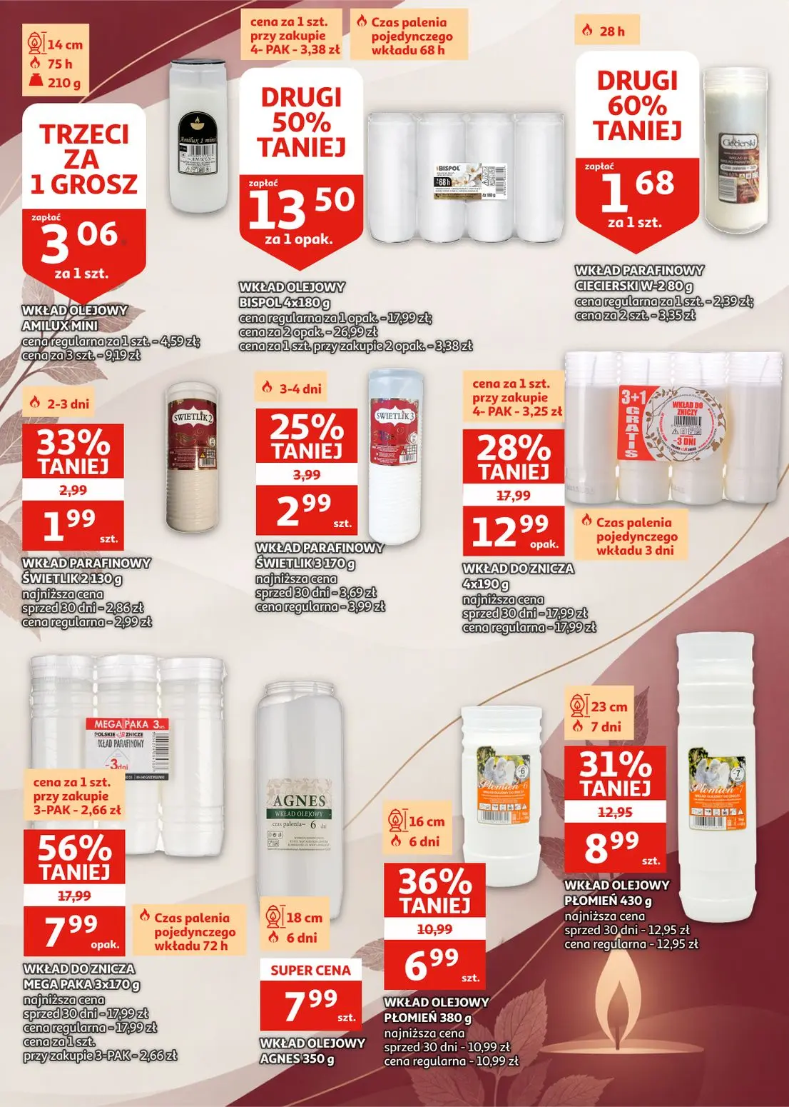 gazetka promocyjna Auchan Zielona Góra - katalog zniczy - Strona 9
