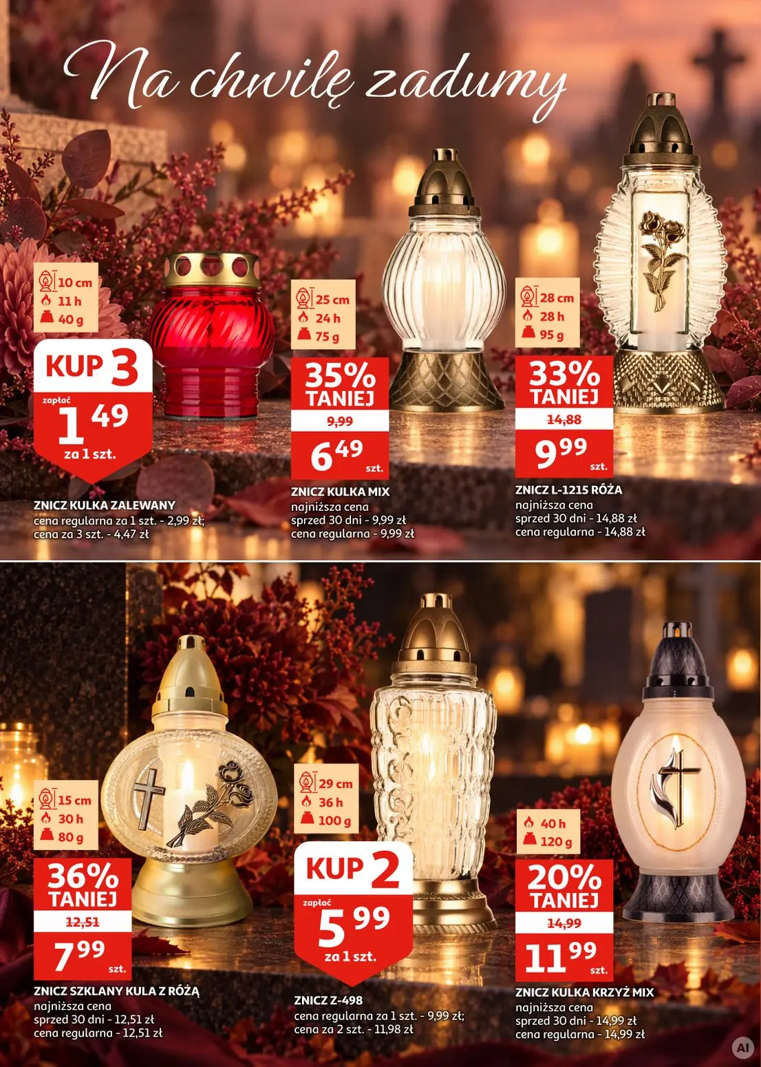 gazetka promocyjna Auchan Racibórz - katalog zniczy - Strona 2