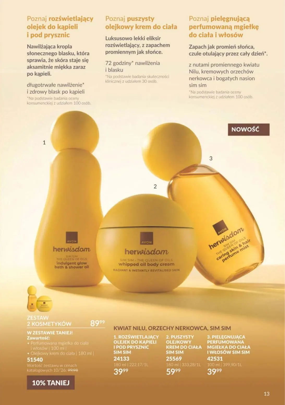 gazetka promocyjna AVON Bogactwo, które rozkwita wraz z tobą - Strona 13