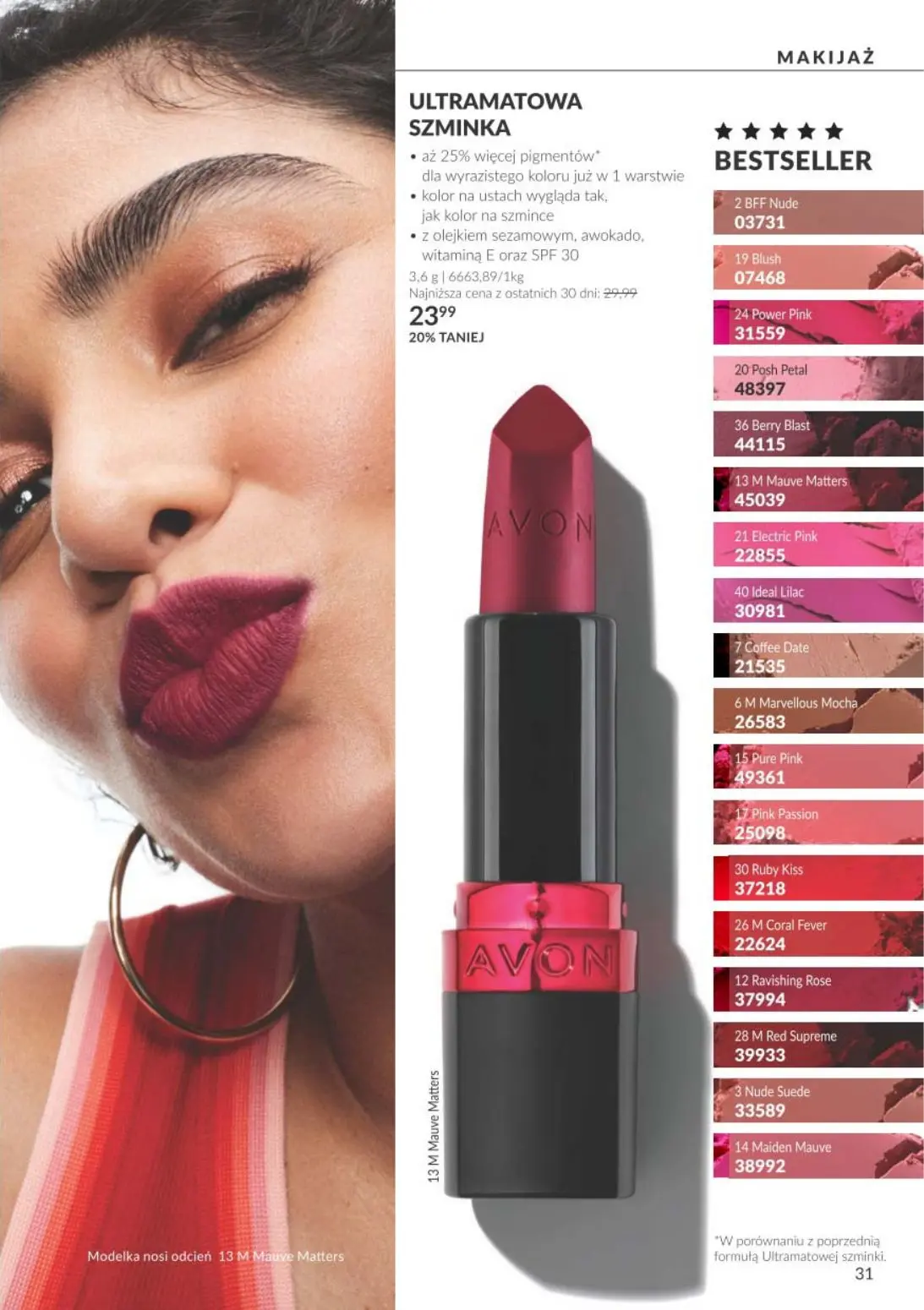 gazetka promocyjna AVON Bogactwo, które rozkwita wraz z tobą - Strona 31