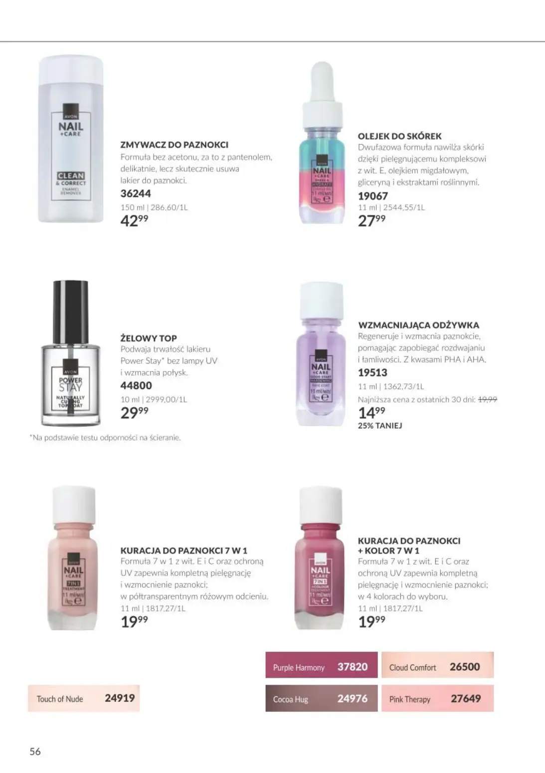 gazetka promocyjna AVON Bogactwo, które rozkwita wraz z tobą - Strona 56