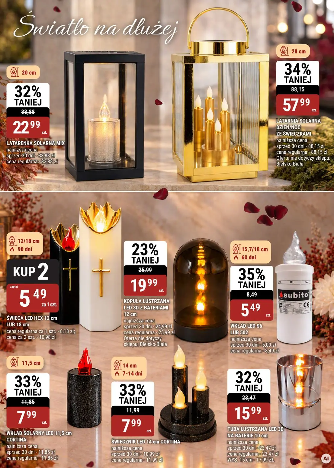 gazetka promocyjna bi1 Białystok - katalog zniczy - Strona 6