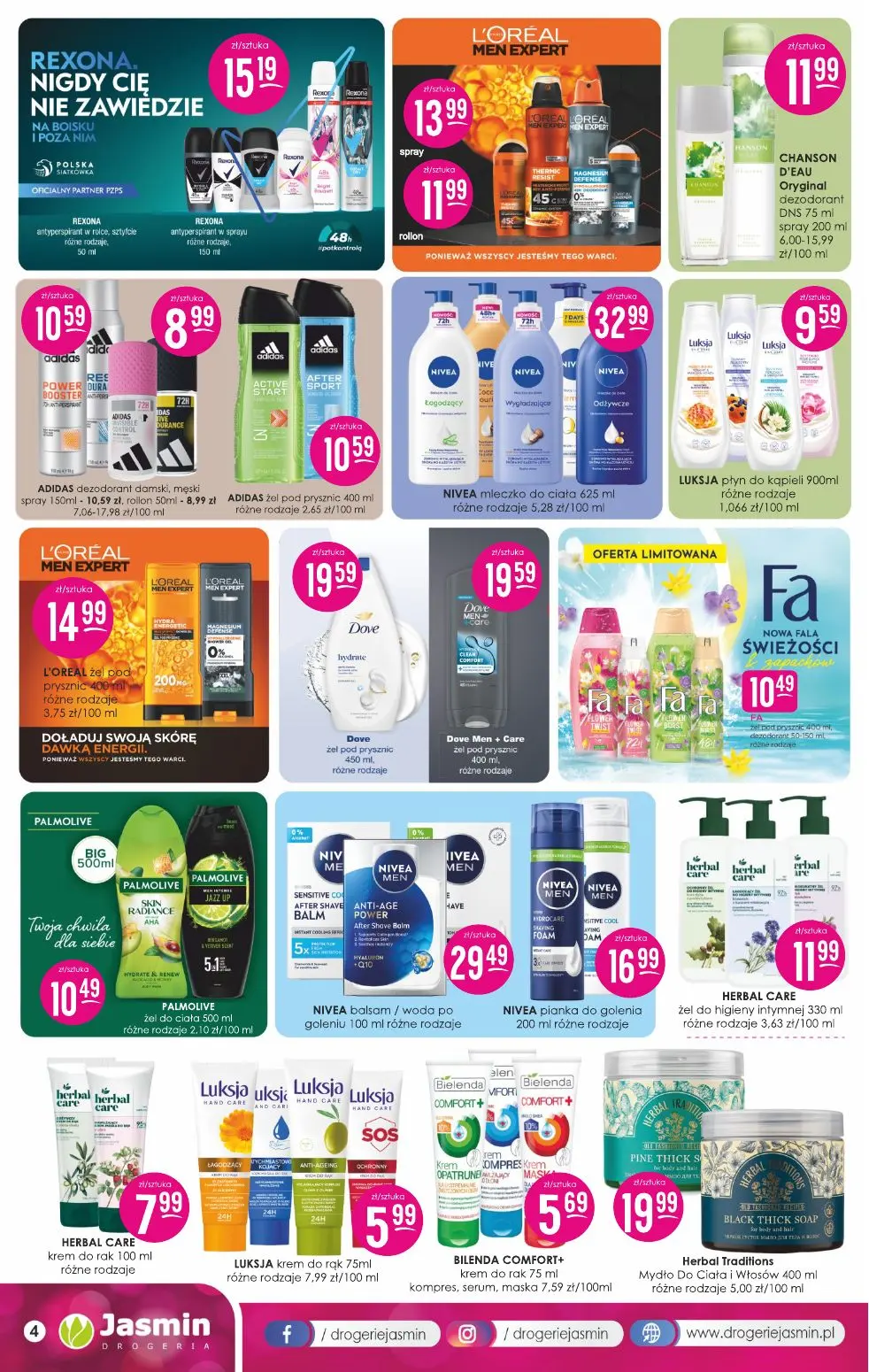 gazetka promocyjna DROGERIE JASMIN  - Strona 4
