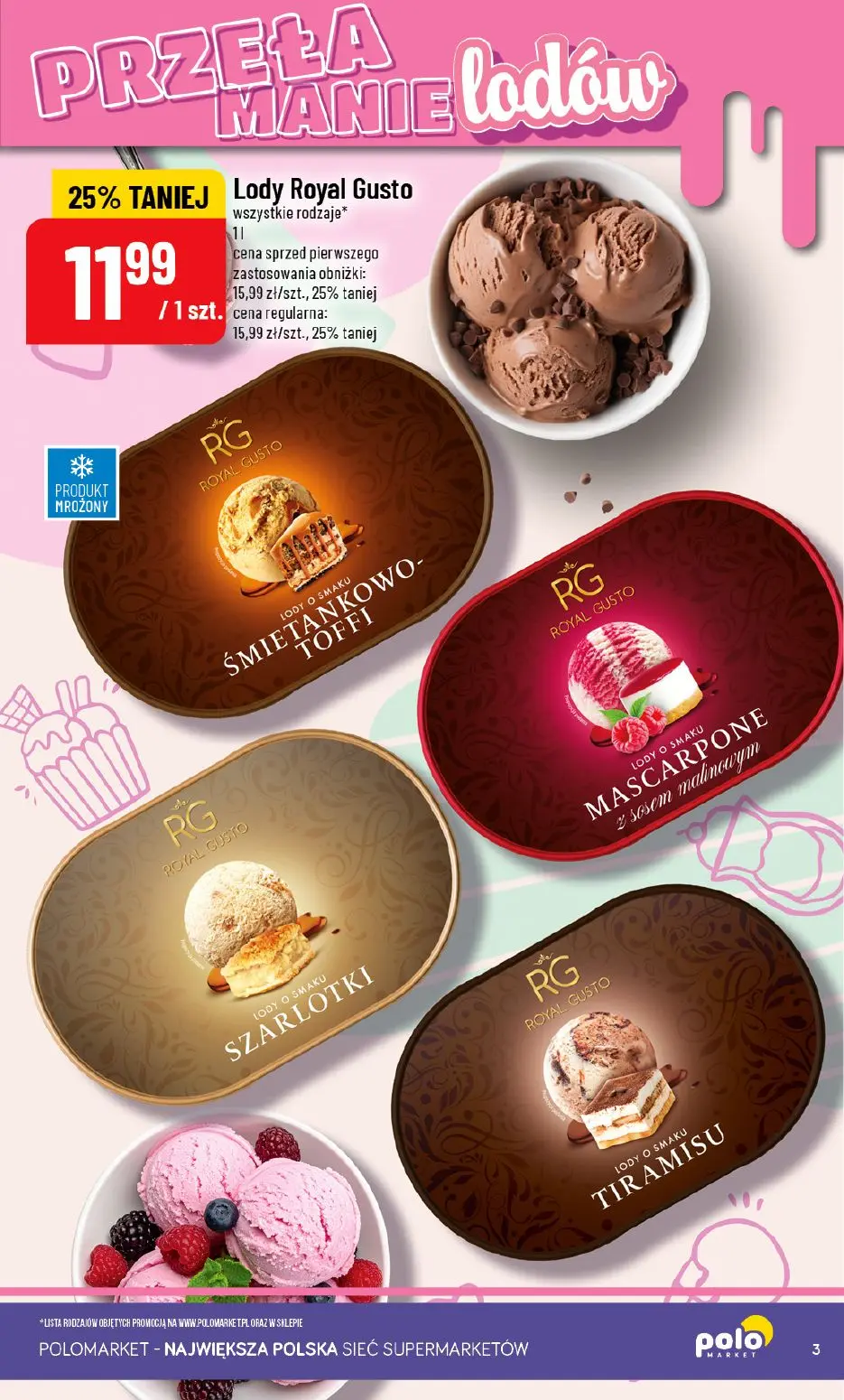 gazetka promocyjna POLOmarket LODY do końca października - Strona 3