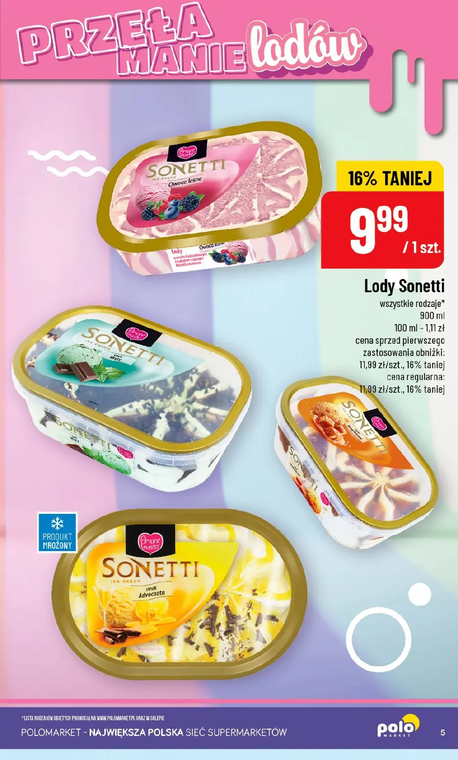 gazetka promocyjna POLOmarket LODY do końca października - Strona 5