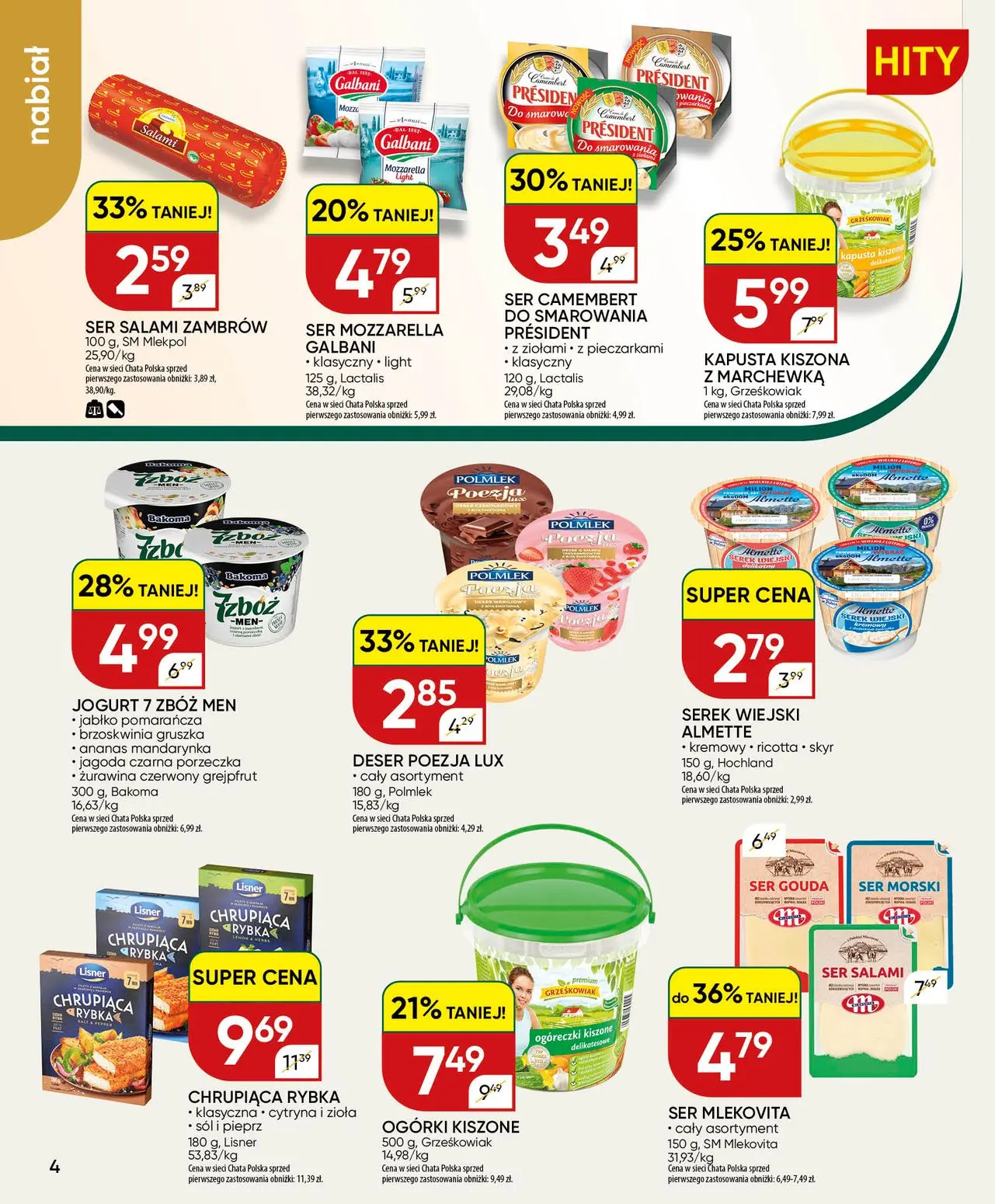 gazetka promocyjna Chata Polska  - Strona 4