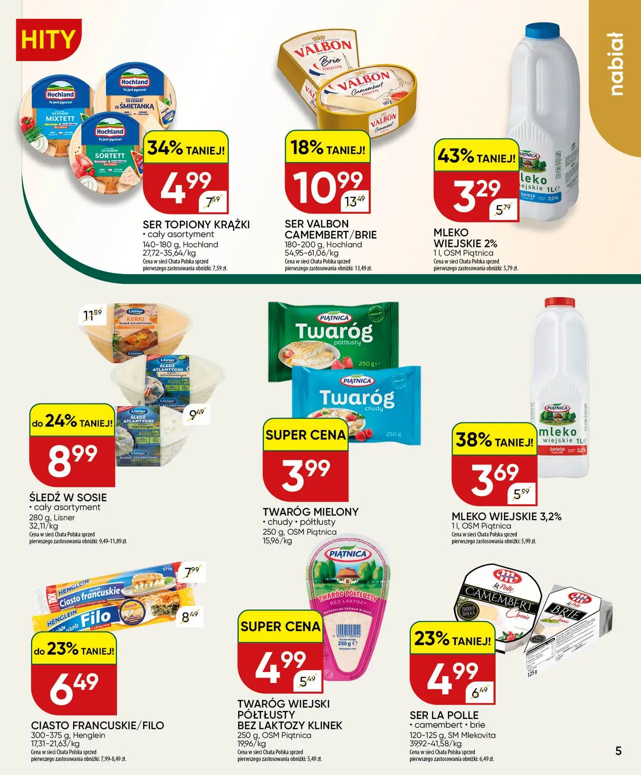 gazetka promocyjna Chata Polska  - Strona 5