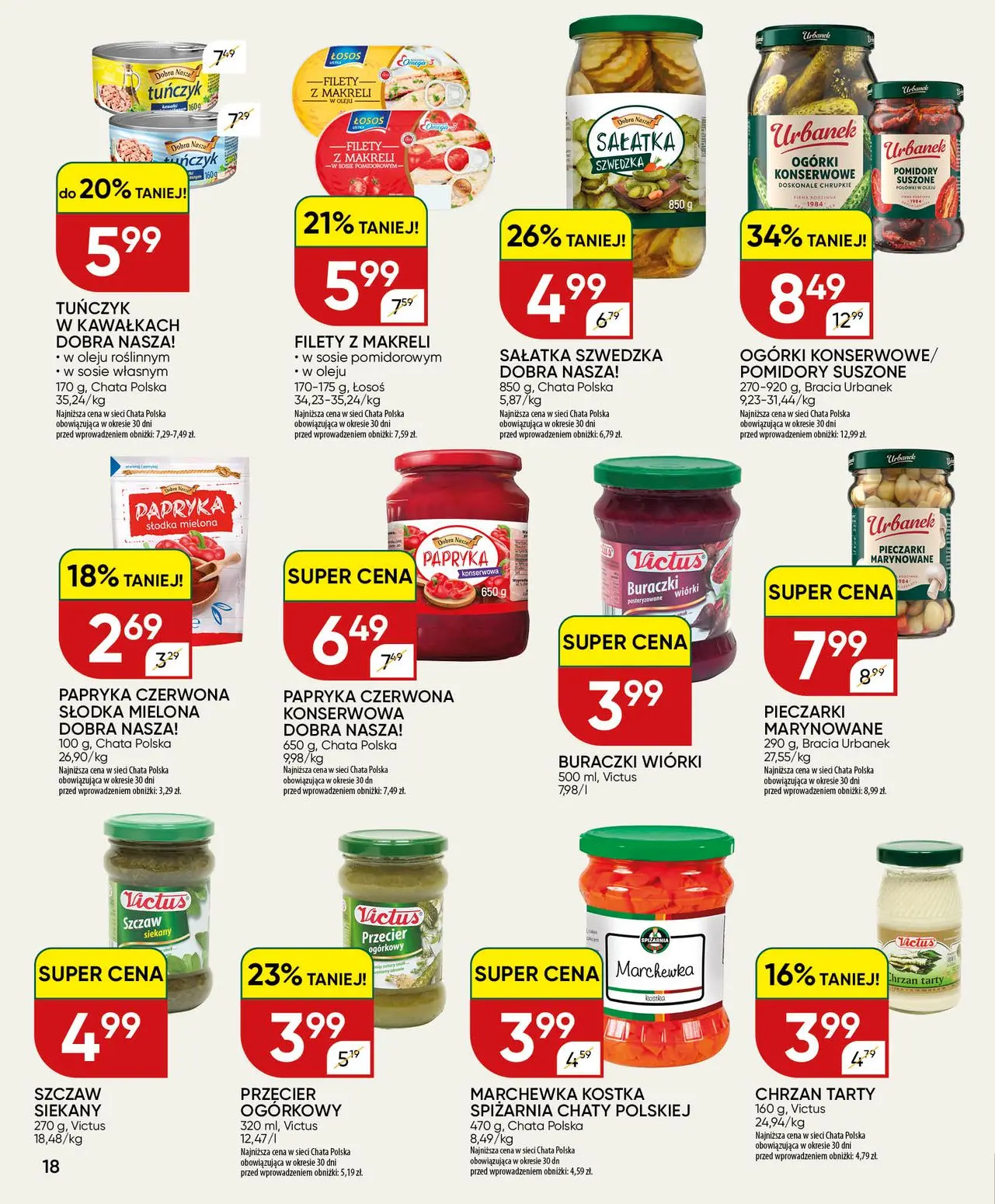 gazetka promocyjna Chata Polska  - Strona 18