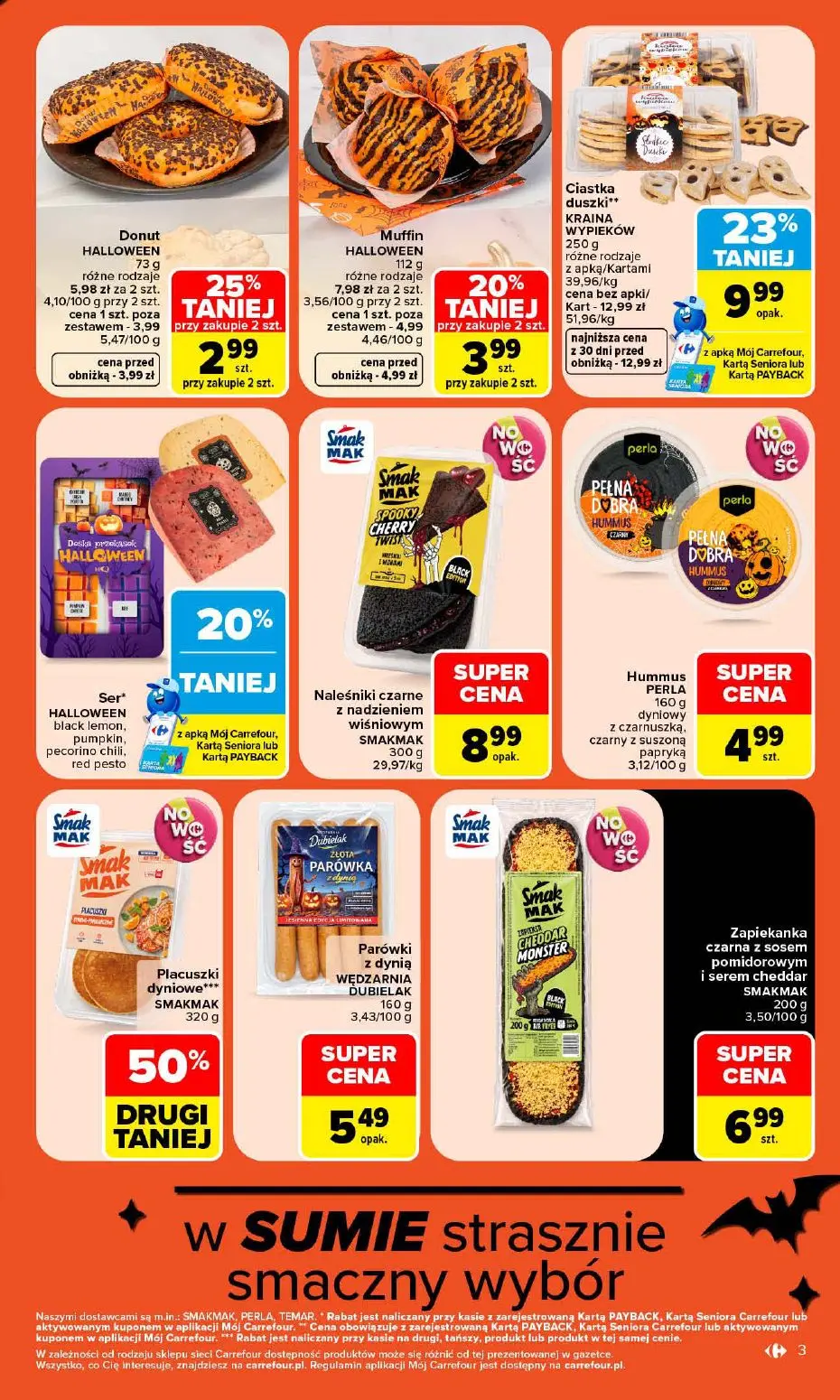 gazetka promocyjna Carrefour W sumie hallweenowo - Strona 3