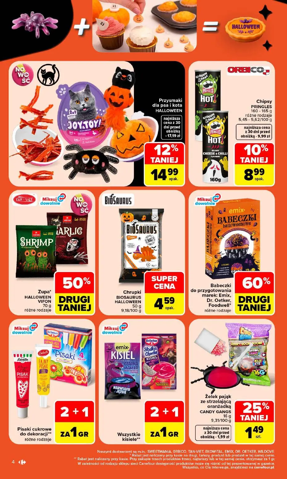 gazetka promocyjna Carrefour W sumie hallweenowo - Strona 4