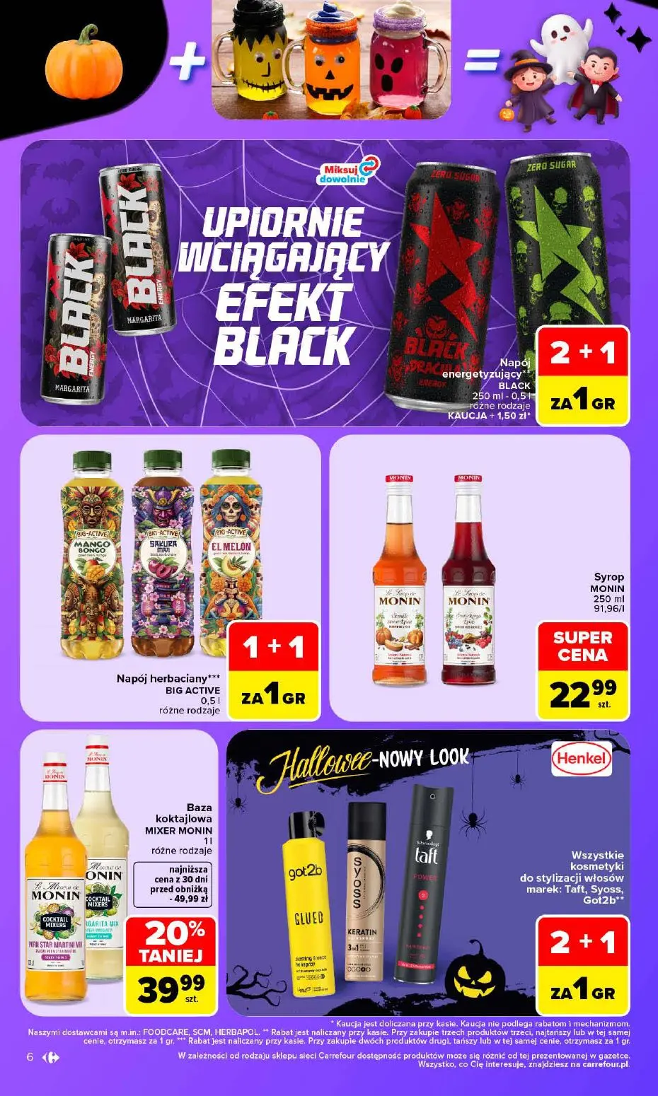 gazetka promocyjna Carrefour W sumie hallweenowo - Strona 6
