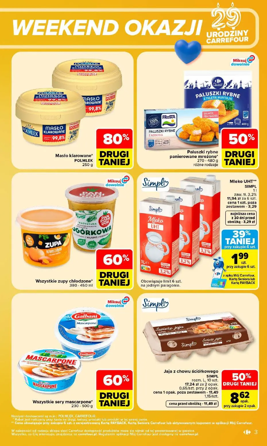 gazetka promocyjna Carrefour Market Urodzinowy Weekend - Strona 3