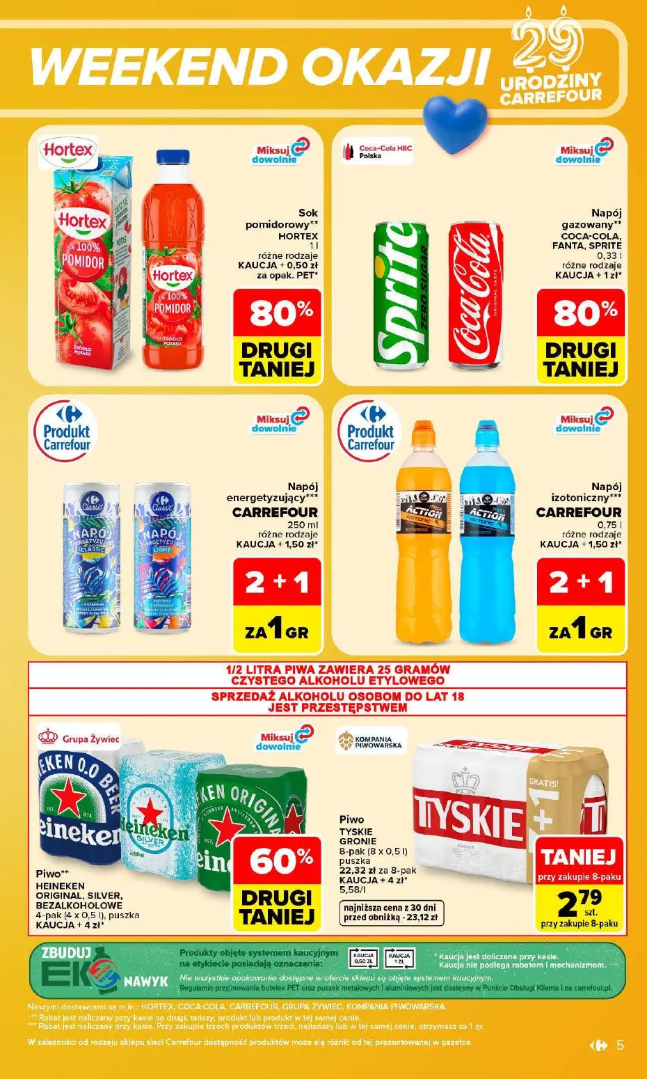 gazetka promocyjna Carrefour Market Urodzinowy Weekend - Strona 5