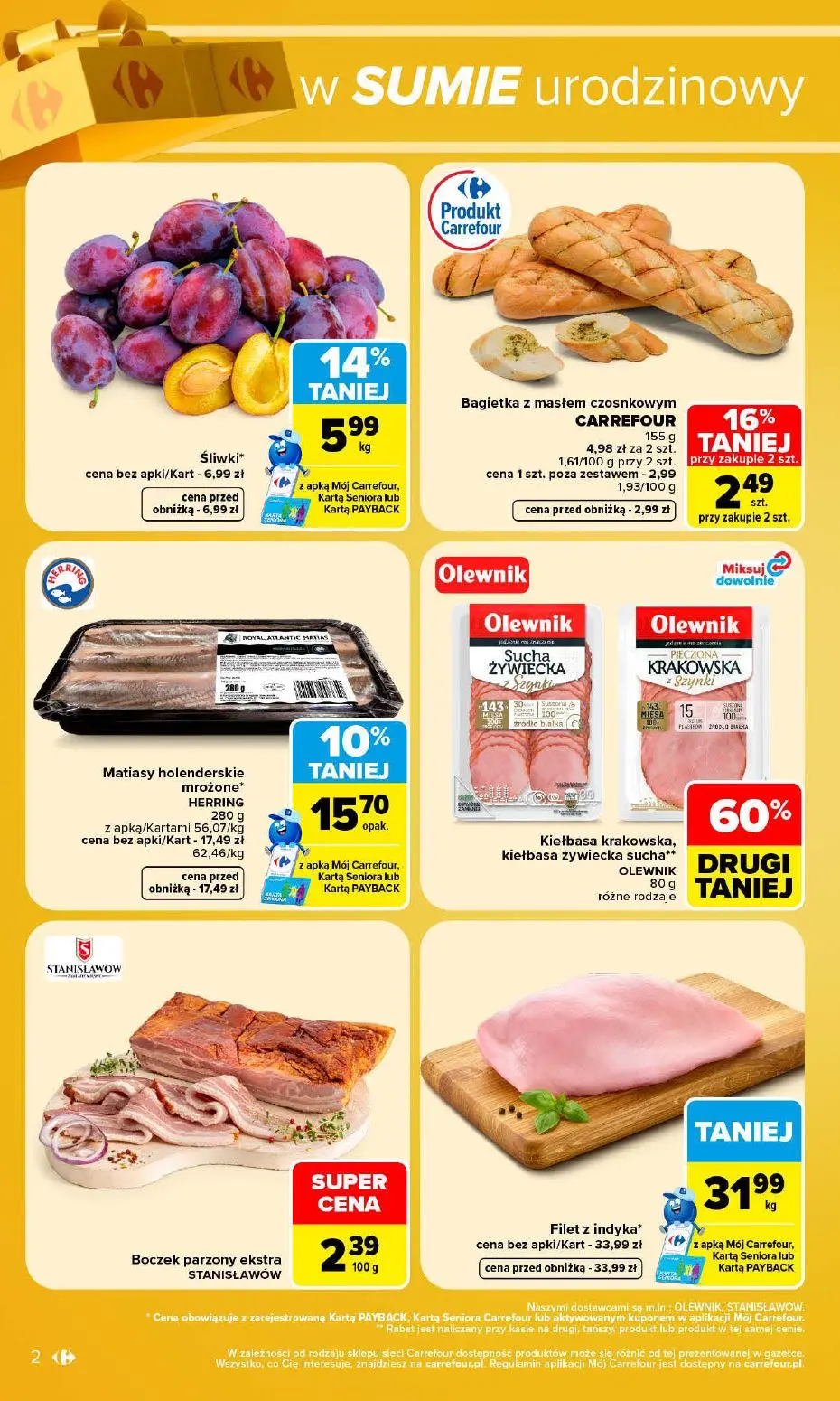 gazetka promocyjna Carrefour Urodzinowy Weekend - Strona 2