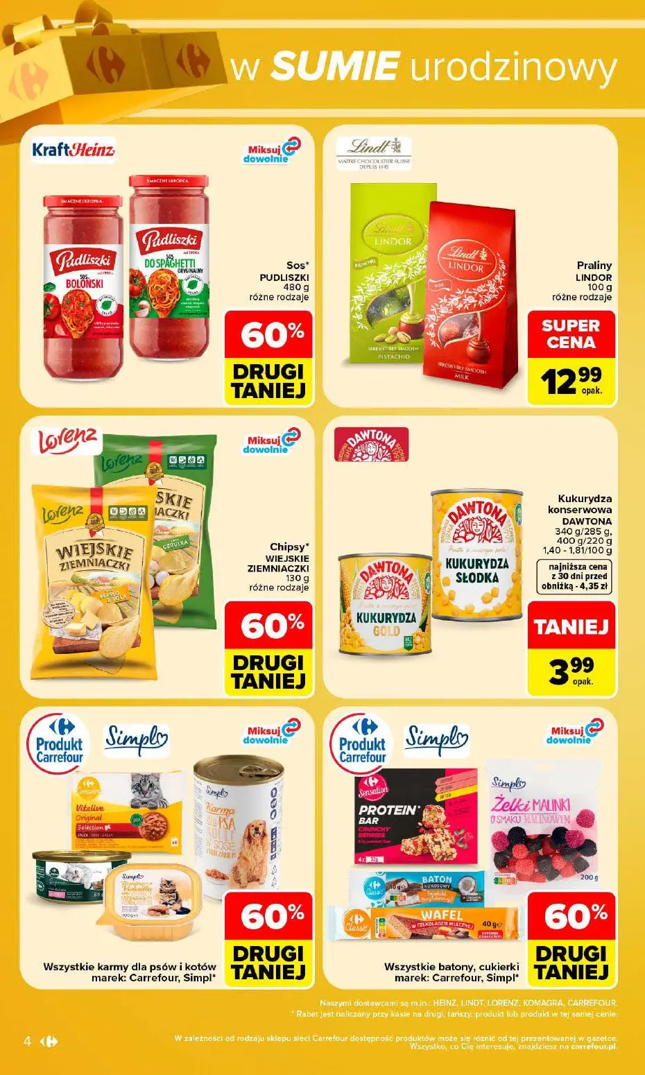 gazetka promocyjna Carrefour Urodzinowy Weekend - Strona 4