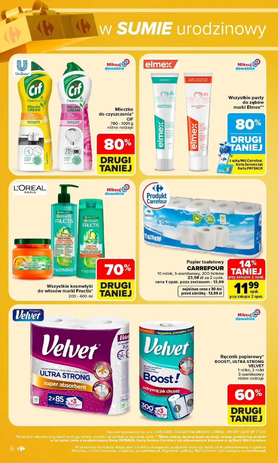 gazetka promocyjna Carrefour Urodzinowy Weekend - Strona 6