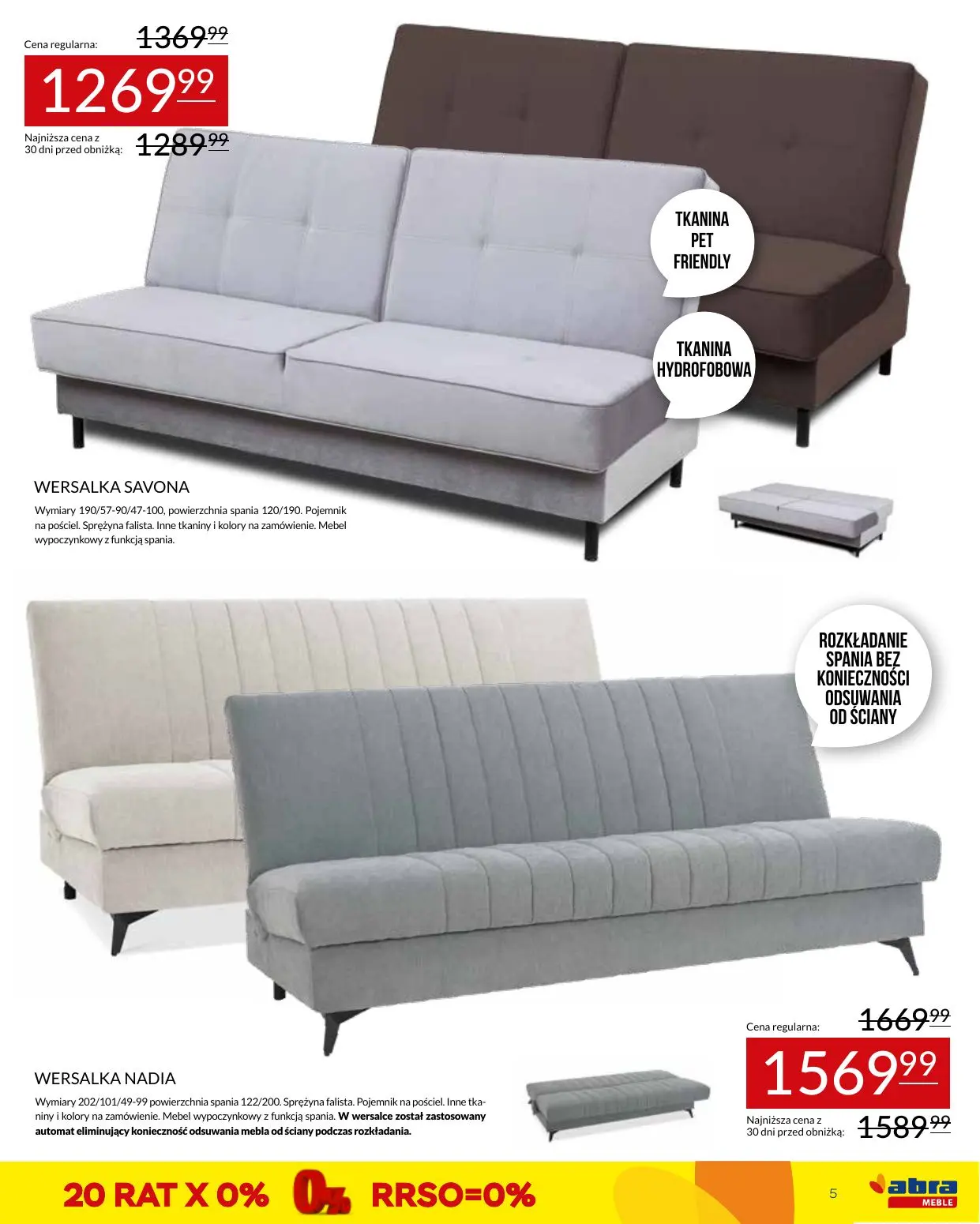 gazetka promocyjna abra meble  - Strona 5