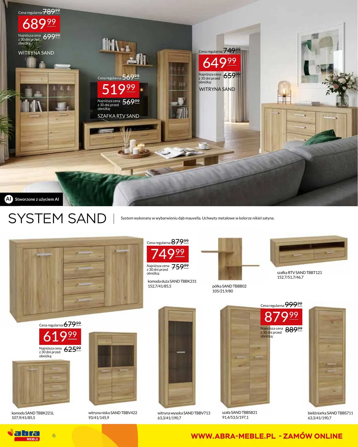 gazetka promocyjna abra meble  - Strona 6