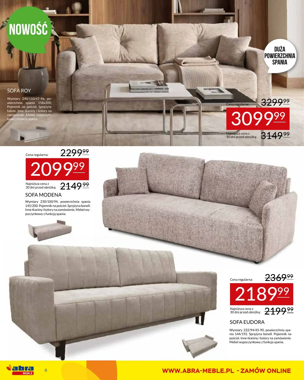 gazetka promocyjna abra meble  - Strona 8