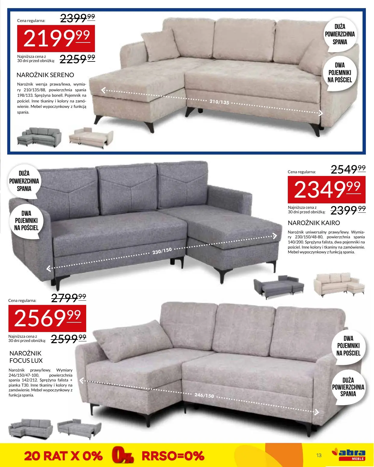 gazetka promocyjna abra meble  - Strona 13