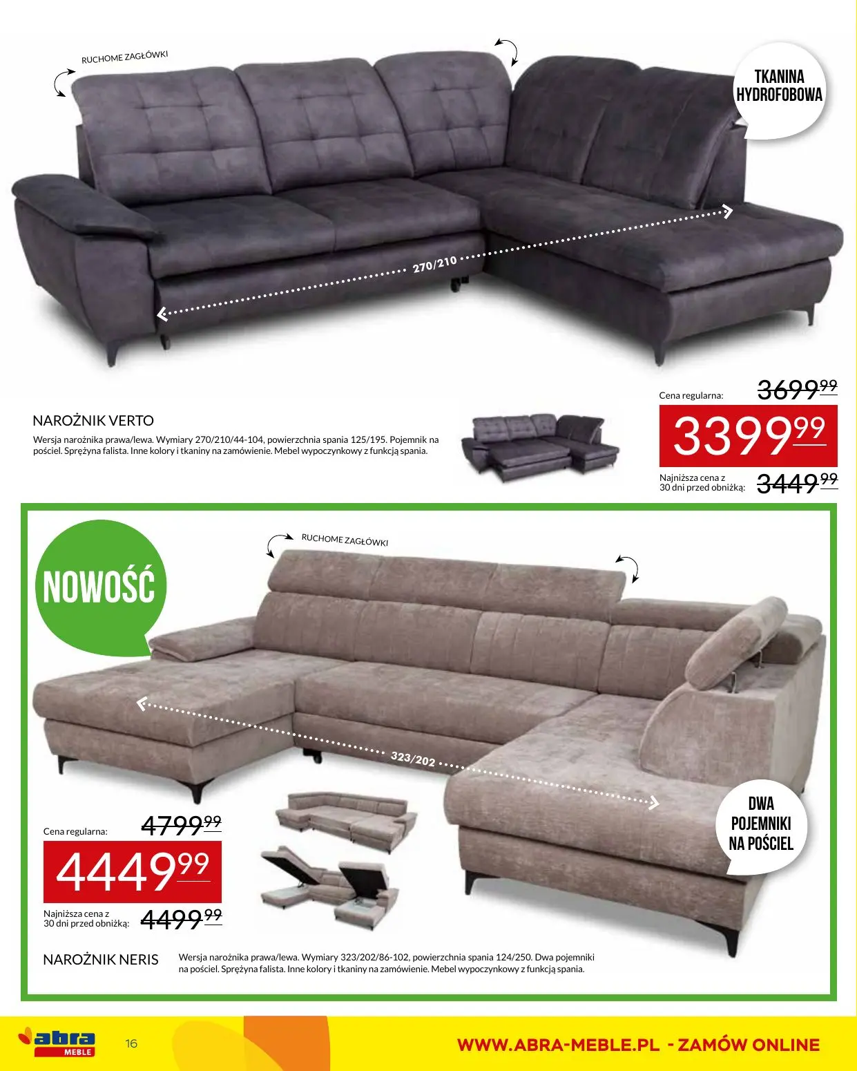 gazetka promocyjna abra meble  - Strona 16