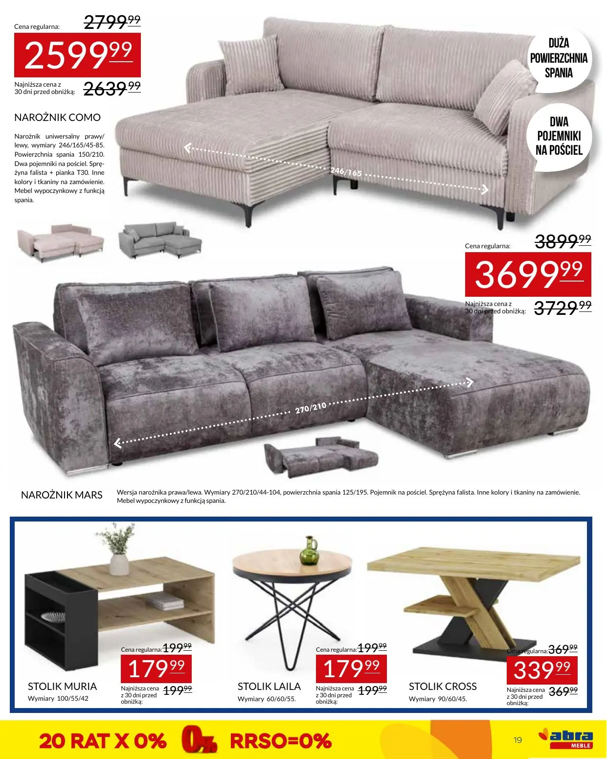 gazetka promocyjna abra meble  - Strona 19