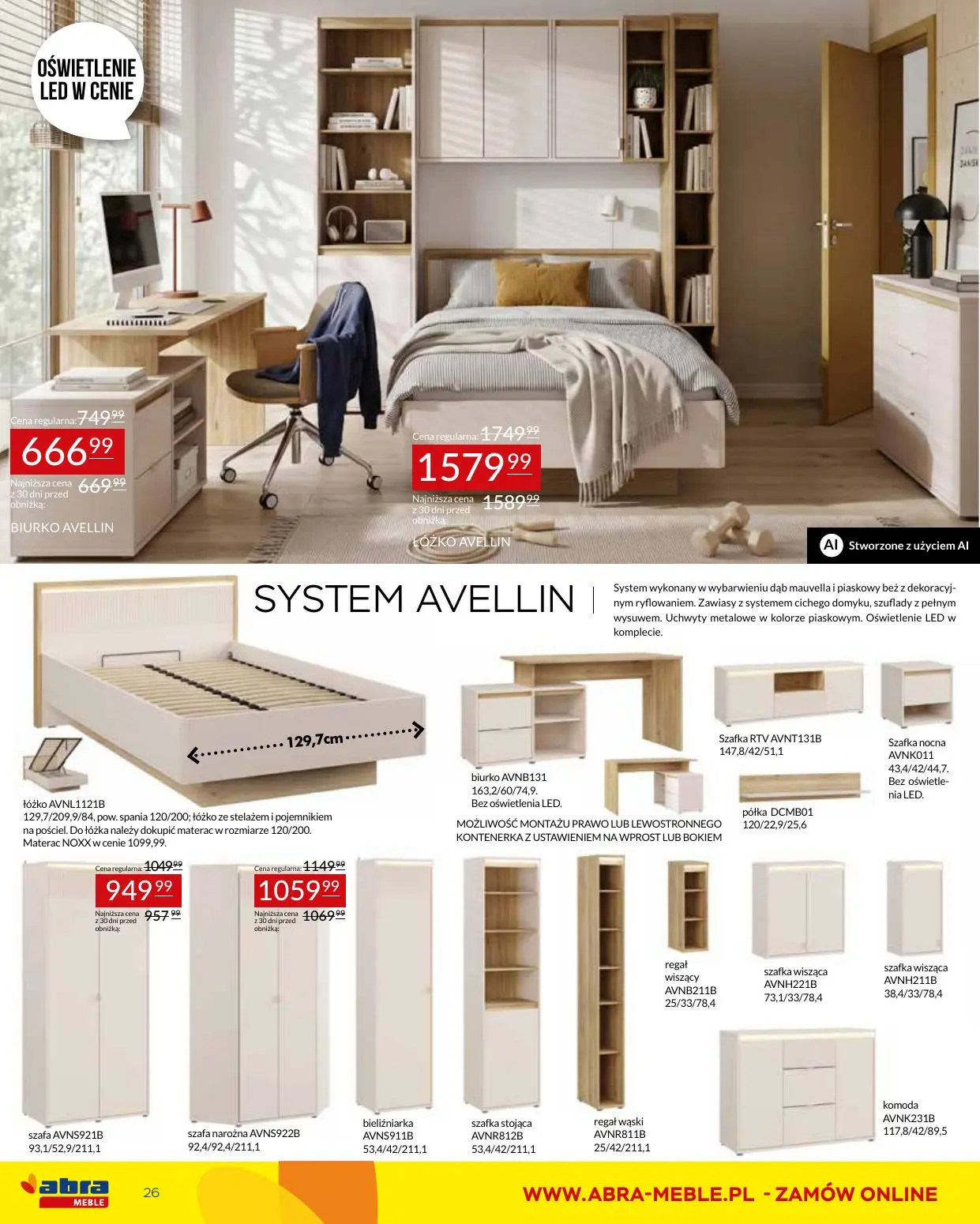 gazetka promocyjna abra meble  - Strona 26