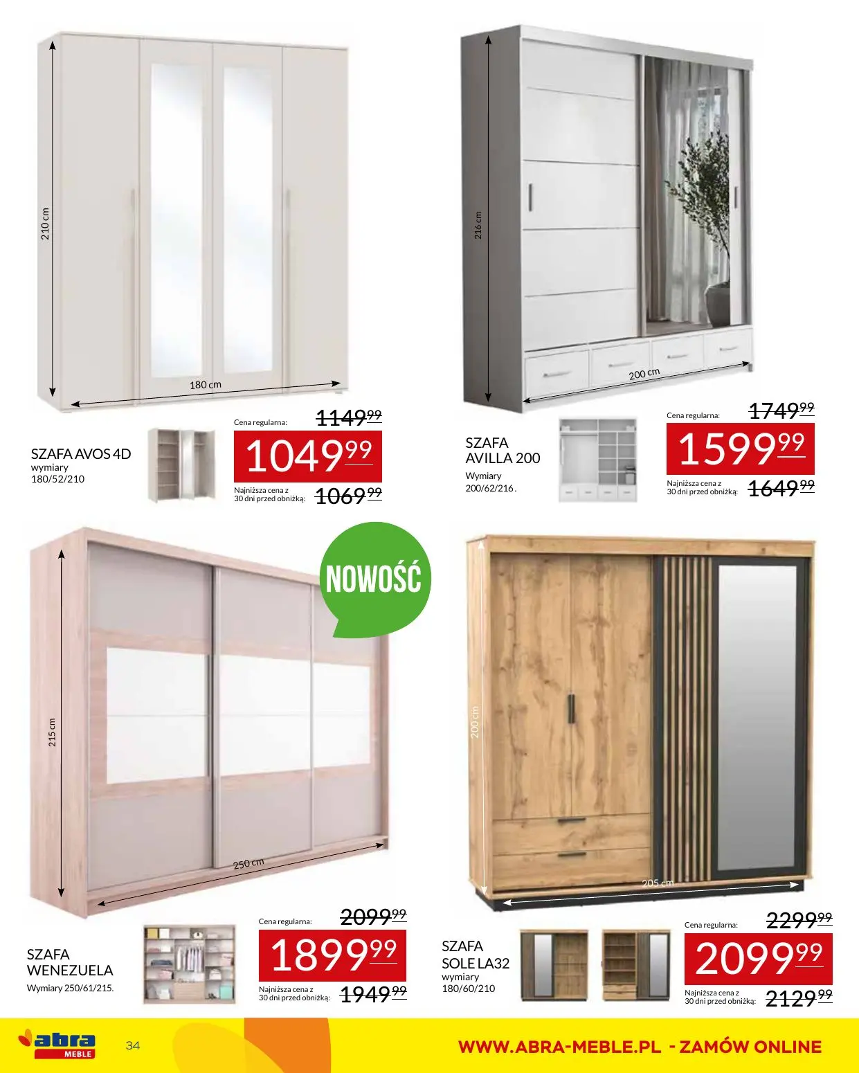 gazetka promocyjna abra meble  - Strona 34