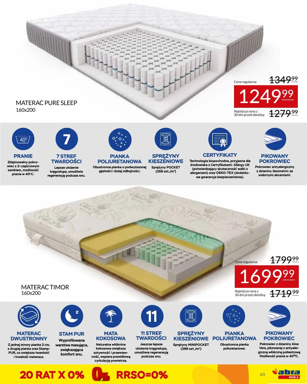 gazetka promocyjna abra meble  - Strona 43