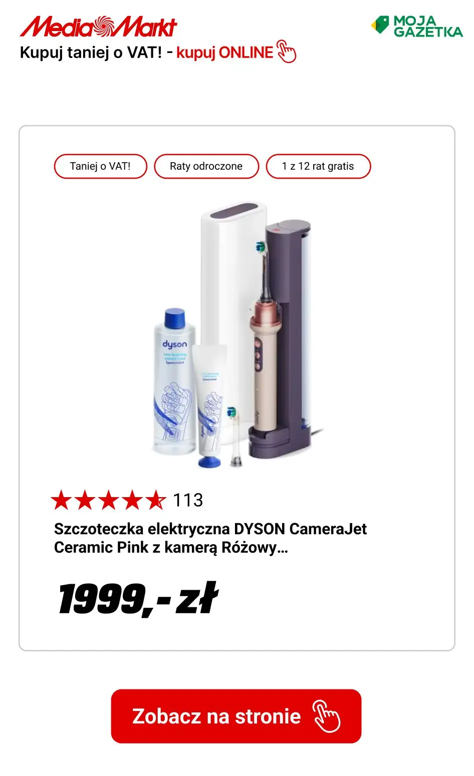 gazetka promocyjna Media Markt Kupuj taniej o VAT, przy zakupie min. 2 produktów z kuponem myMediaMarkt!👻 - Strona 3