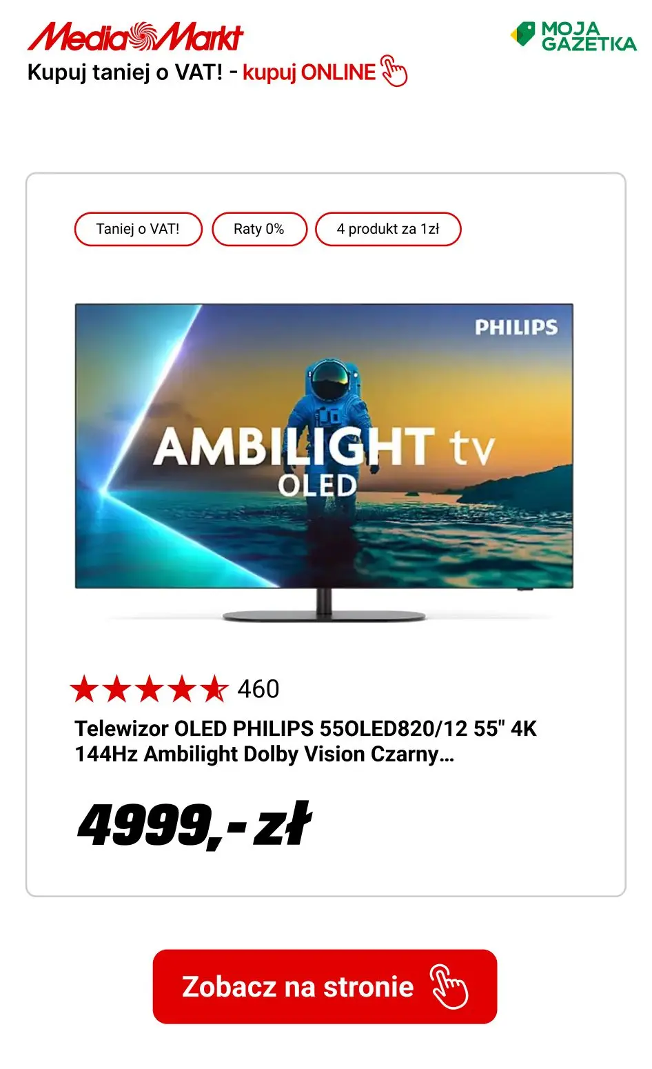 gazetka promocyjna Media Markt Kupuj taniej o VAT, przy zakupie min. 2 produktów z kuponem myMediaMarkt!👻 - Strona 7