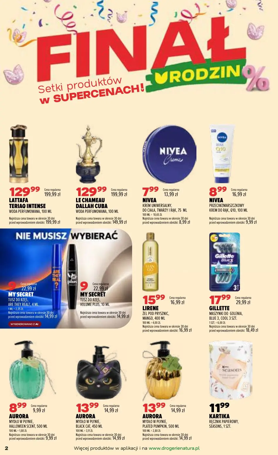 gazetka promocyjna Natura Finał urodzin - Strona 2