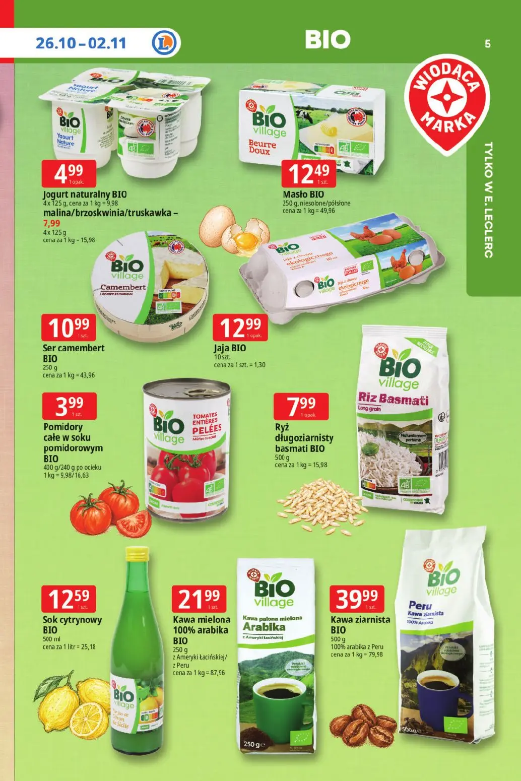 gazetka promocyjna E.Leclerc Tanio to tu! - Strona 5