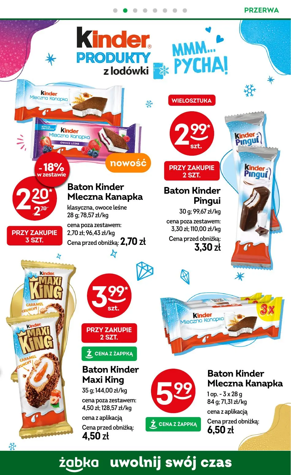 gazetka promocyjna Żabka Weekendowe pizzobranie - Strona 47