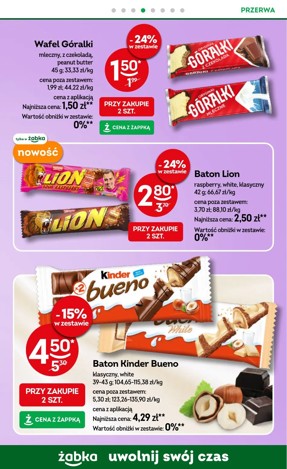 gazetka promocyjna Żabka Weekendowe pizzobranie - Strona 49