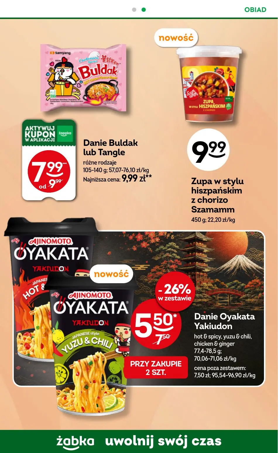 gazetka promocyjna Żabka Weekendowe pizzobranie - Strona 61