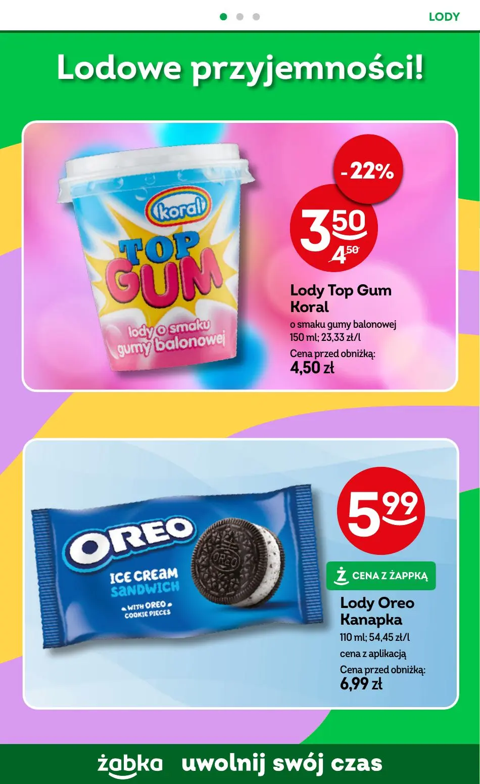 gazetka promocyjna Żabka Weekendowe pizzobranie - Strona 64