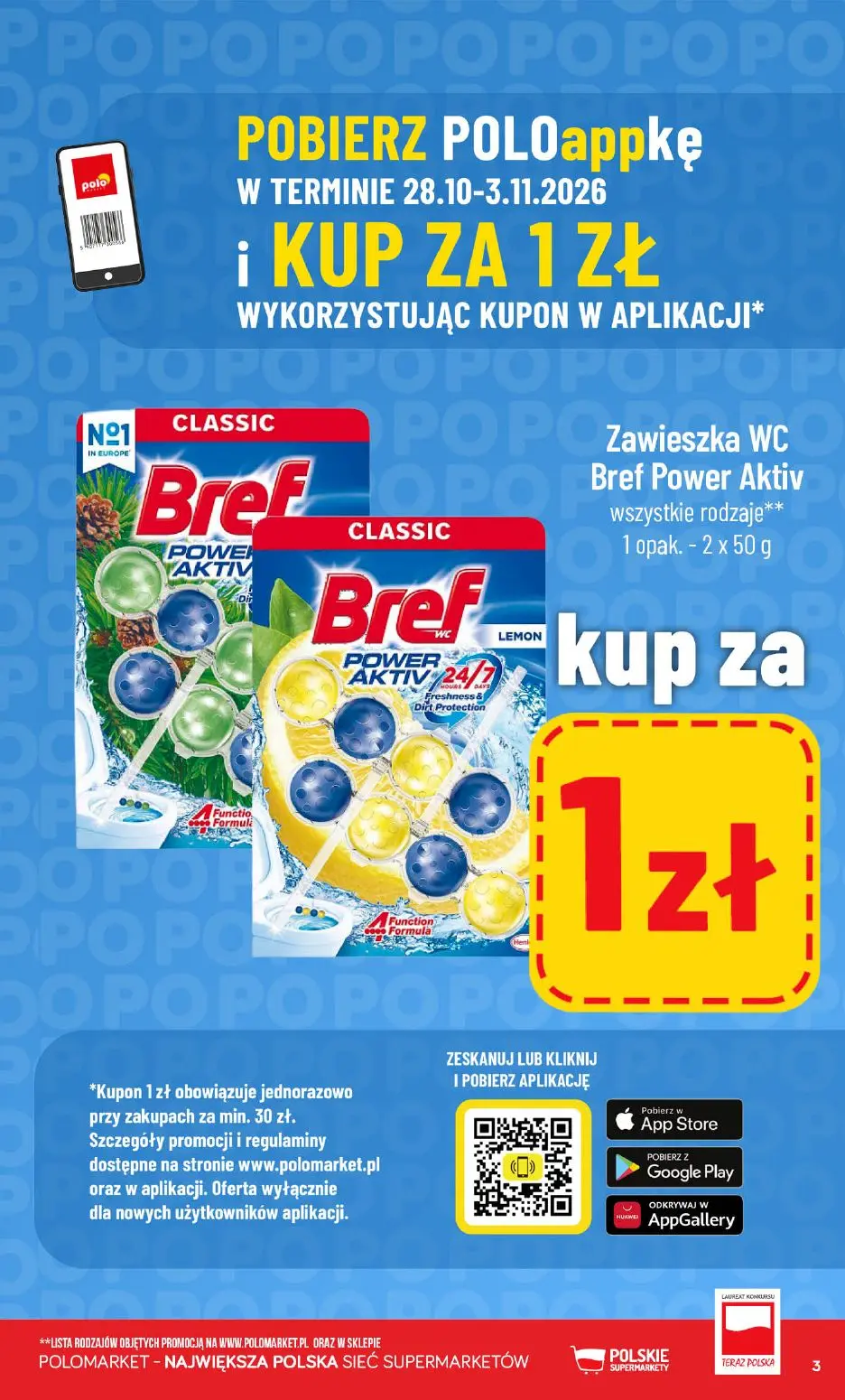 gazetka promocyjna POLOmarket Taniej z APKĄ lub KARTĄ - Strona 3