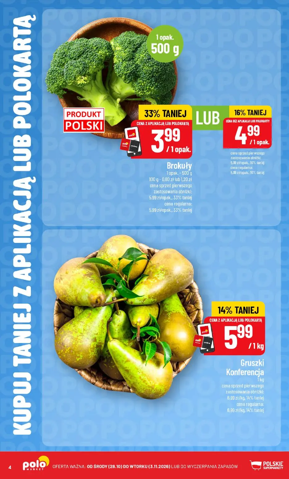 gazetka promocyjna POLOmarket Taniej z APKĄ lub KARTĄ - Strona 4