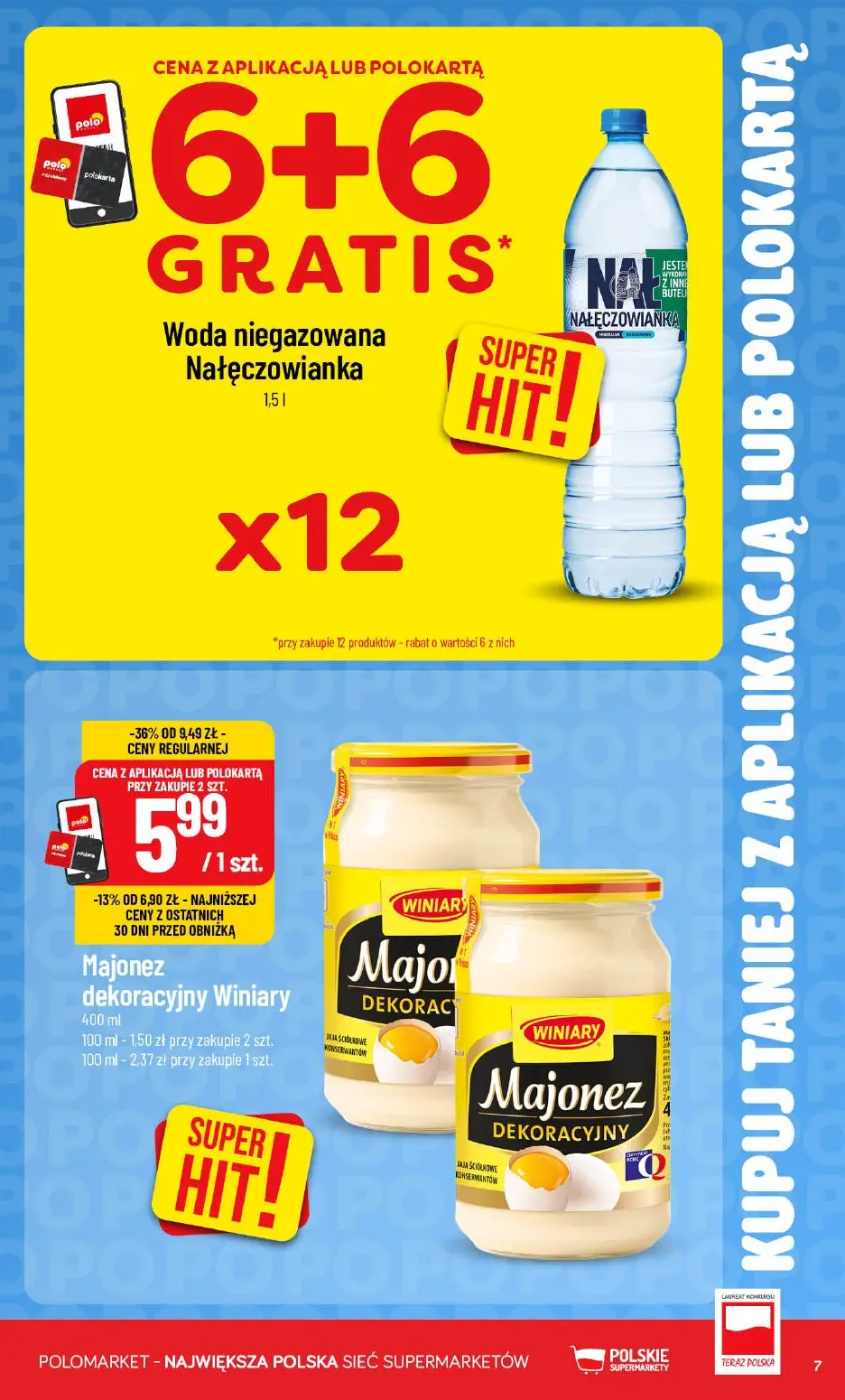 gazetka promocyjna POLOmarket Taniej z APKĄ lub KARTĄ - Strona 7