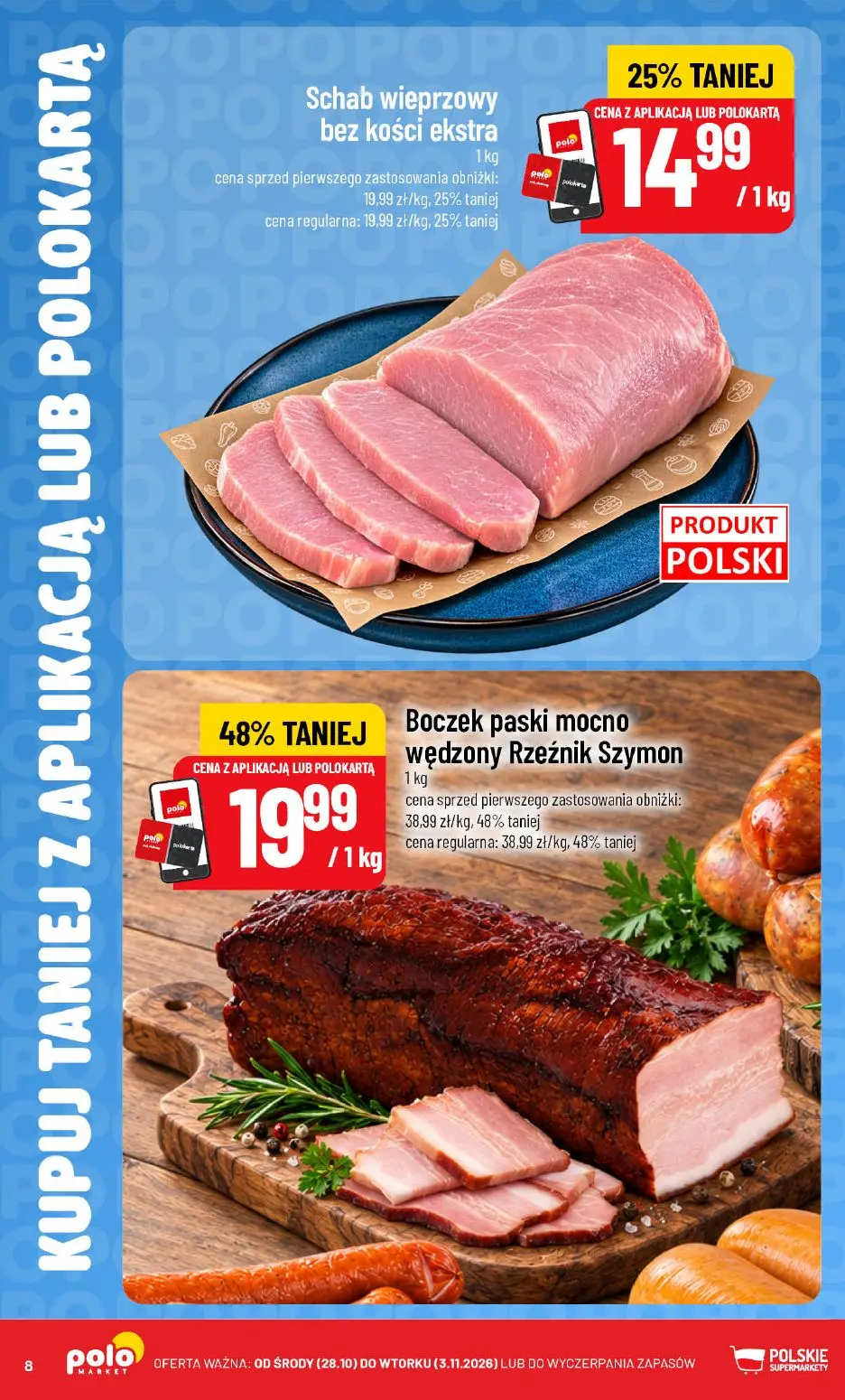 gazetka promocyjna POLOmarket Taniej z APKĄ lub KARTĄ - Strona 8