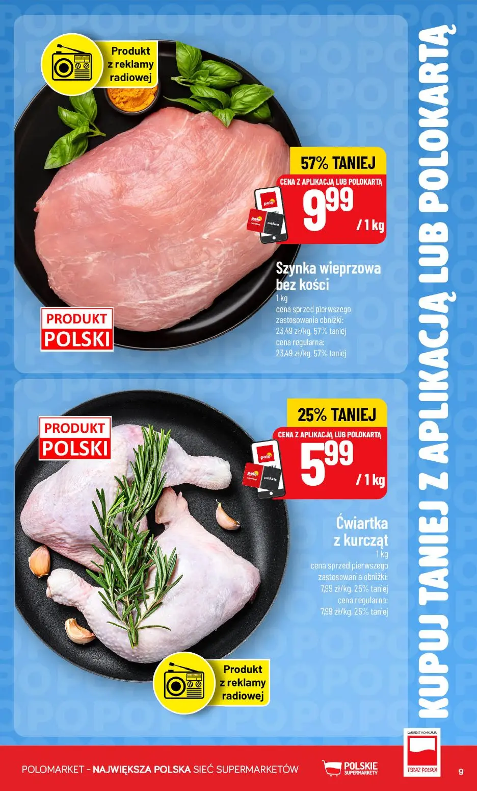 gazetka promocyjna POLOmarket Taniej z APKĄ lub KARTĄ - Strona 9